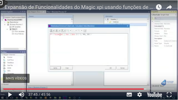 Expansão de Funcionalidades do Magic xpi usando {Funções de Usuário}